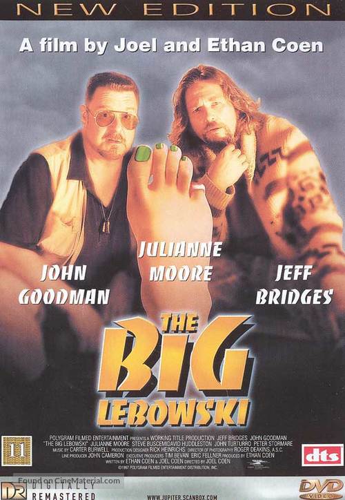 The Big Lebowski - Danish DVD movie cover