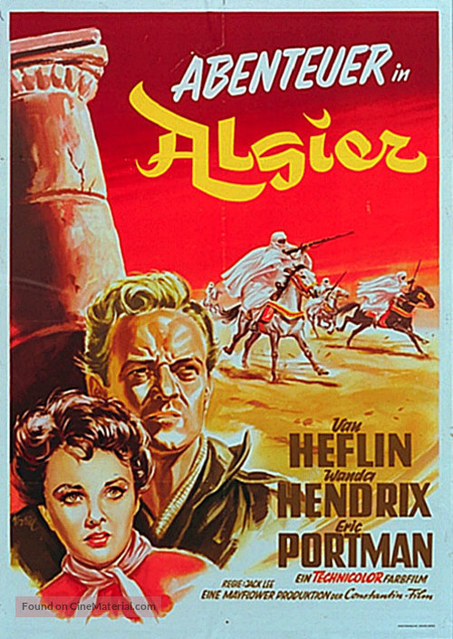 South of Algiers - German Movie Poster