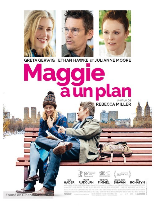Maggie&#039;s Plan - French Movie Poster