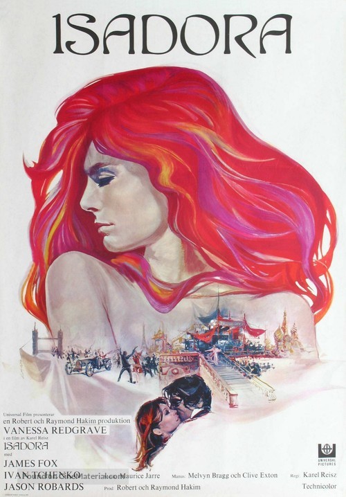 Isadora - Swedish Movie Poster