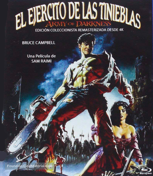 Army of Darkness - Spanish Blu-Ray movie cover