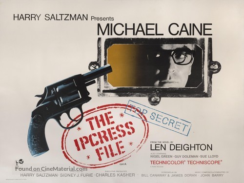 The Ipcress File - British Movie Poster