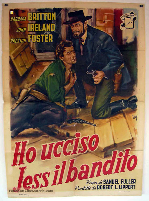 I Shot Jesse James - Italian Movie Poster