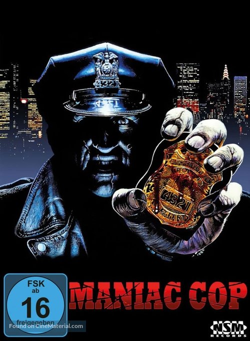 Maniac Cop - German Movie Cover