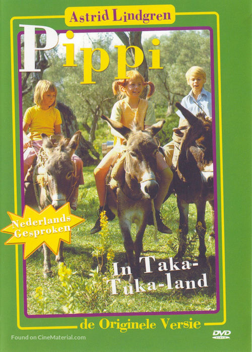 &quot;Pippi L&aring;ngstrump&quot; - Dutch DVD movie cover