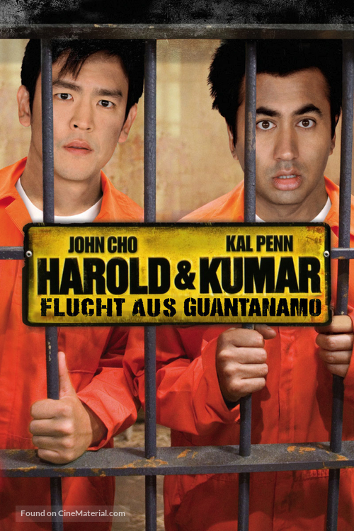 Harold &amp; Kumar Escape from Guantanamo Bay - German DVD movie cover