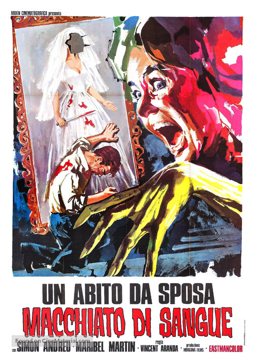 La novia ensangrentada - Italian Movie Poster