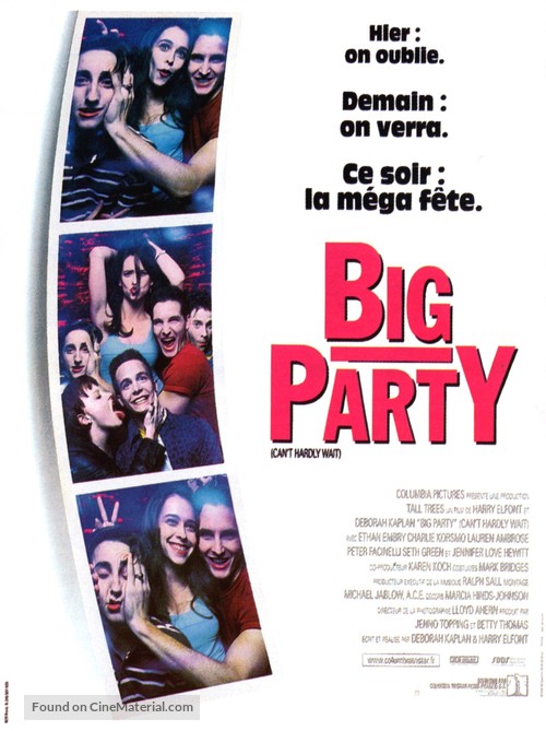 Can&#039;t Hardly Wait - French Movie Poster