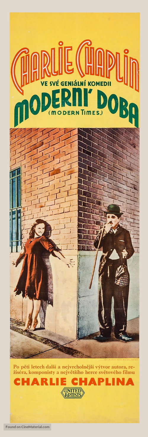 Modern Times - Czech Movie Poster