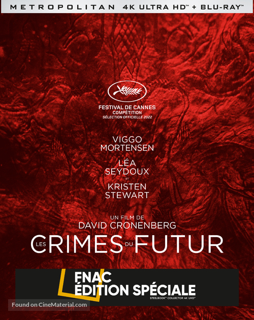 Crimes of the Future - French Blu-Ray movie cover