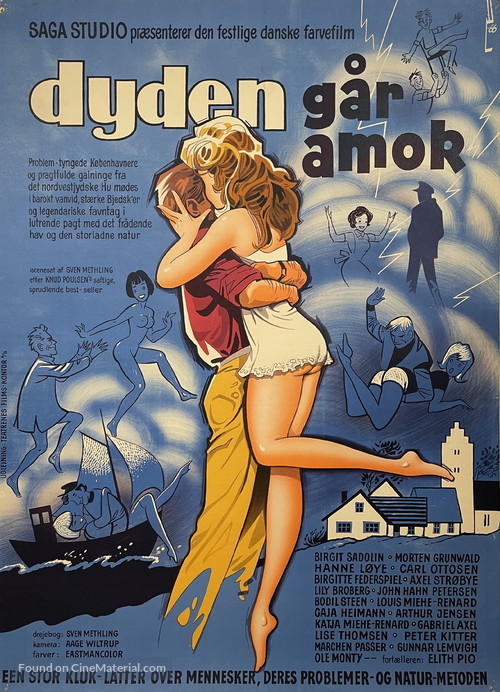 Dyden g&aring;r amok - Danish Movie Poster
