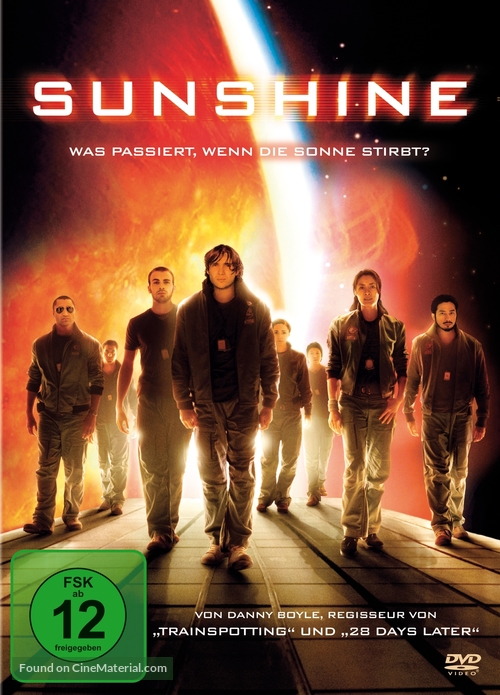 Sunshine - German DVD movie cover