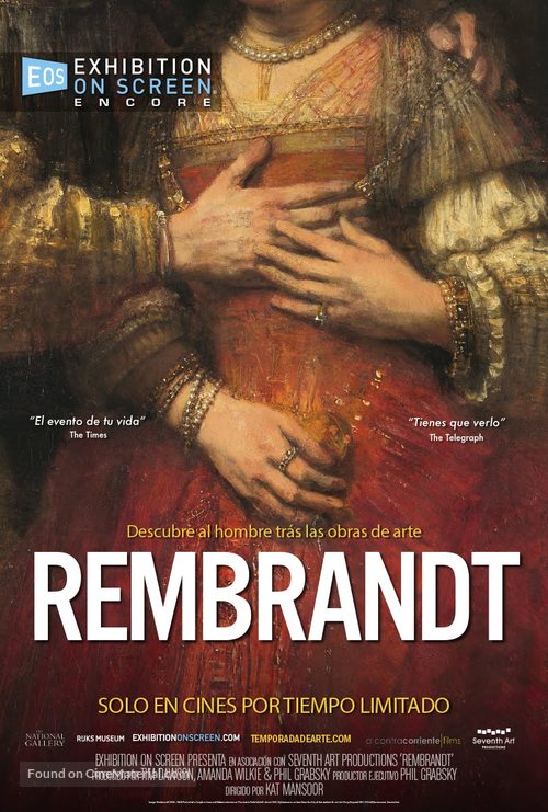 Exhibition on Screen: Rembrandt - Spanish Movie Poster