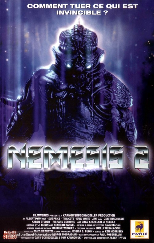 Nemesis 2: Nebula - French VHS movie cover