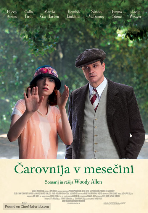 Magic in the Moonlight - Slovenian Movie Poster