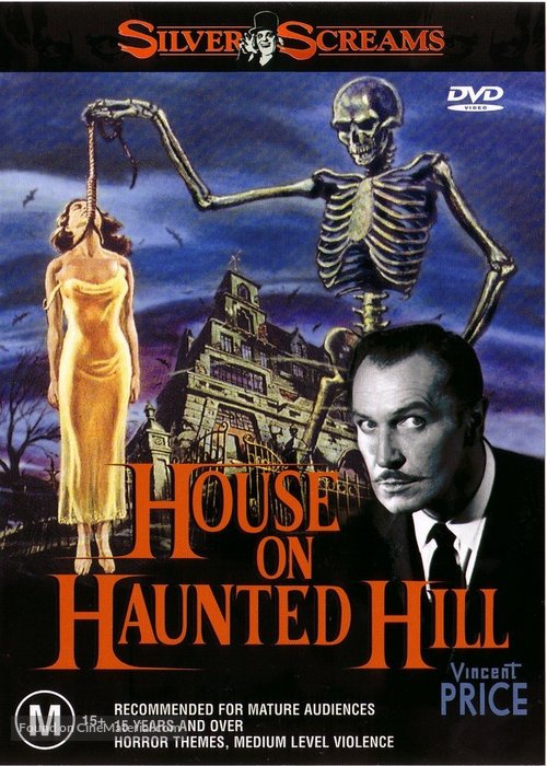 House on Haunted Hill - Australian DVD movie cover