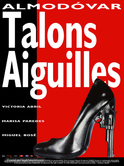Tacones lejanos - French Re-release movie poster
