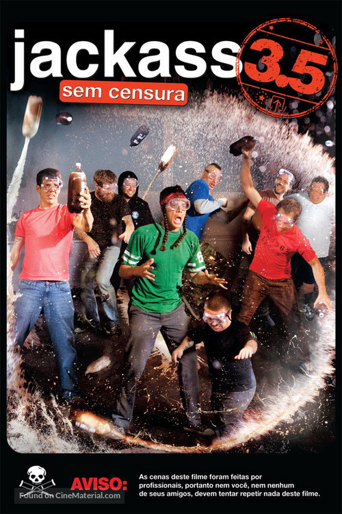 Jackass 3.5 - Brazilian DVD movie cover