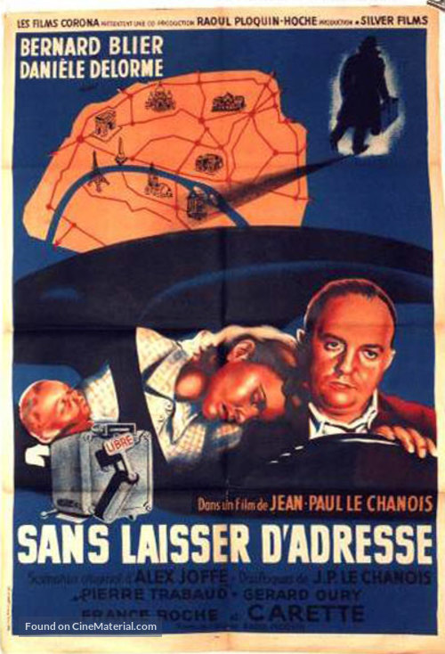 ...Sans laisser d&#039;adresse - French Movie Poster