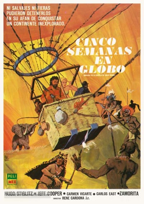 Viaje fant&aacute;stico en globo - Spanish Movie Poster