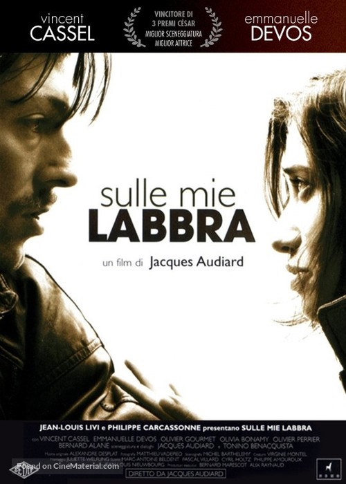 Sur mes l&egrave;vres - Italian Movie Poster