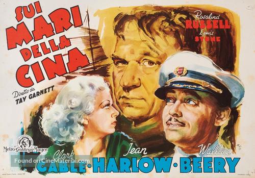 China Seas - Italian Movie Poster