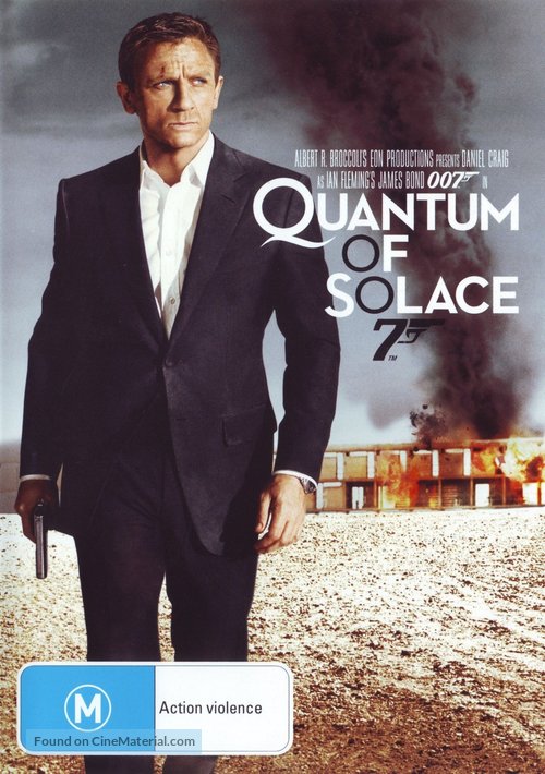 Quantum of Solace - Australian DVD movie cover