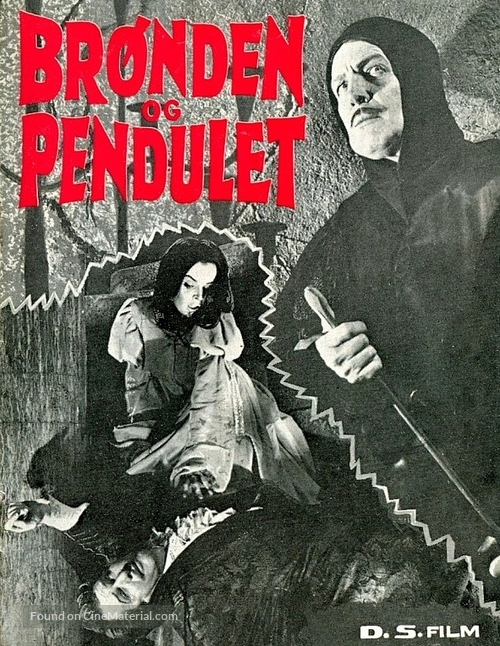 Pit and the Pendulum - Danish Movie Poster