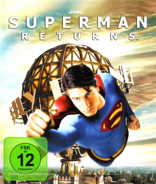 Superman Returns - German Blu-Ray movie cover