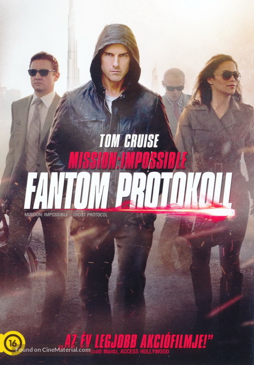 Mission: Impossible - Ghost Protocol - Hungarian DVD movie cover