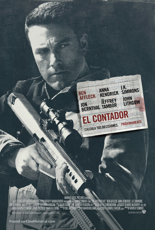 The Accountant - Argentinian Movie Poster