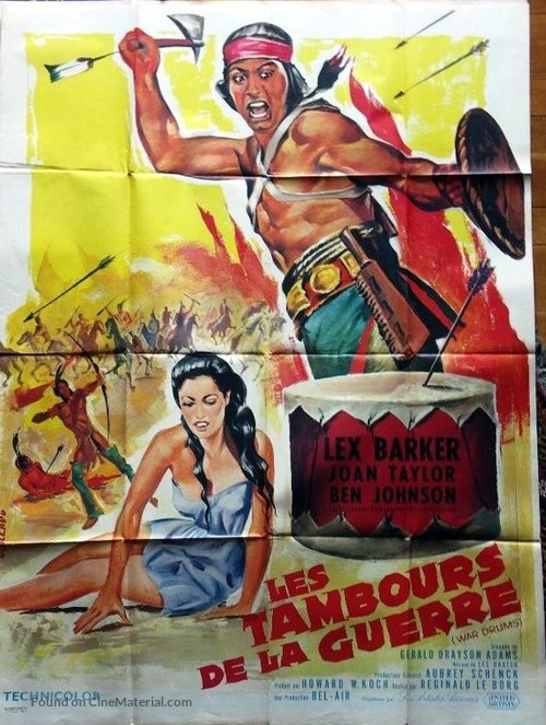 War Drums - French Movie Poster