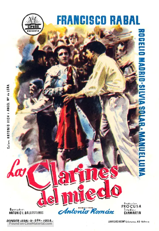 Los clarines del miedo - Spanish Movie Poster