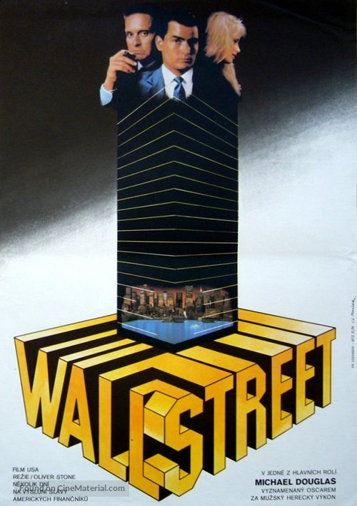 Wall Street - Czech Movie Poster