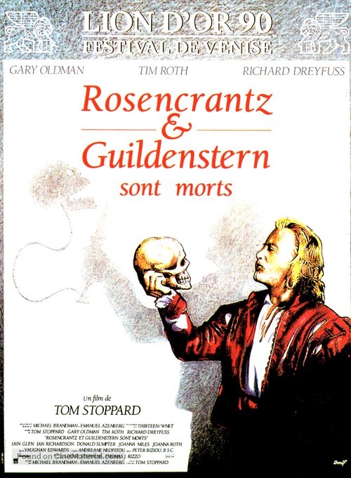 Rosencrantz &amp; Guildenstern Are Dead - French Movie Poster