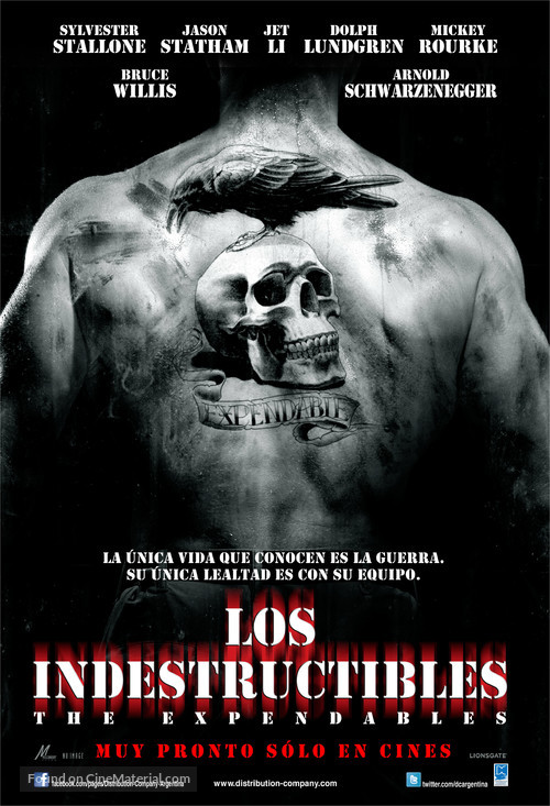 The Expendables - Argentinian Movie Poster