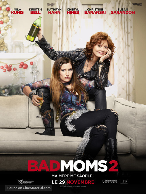 A Bad Moms Christmas - French Movie Poster