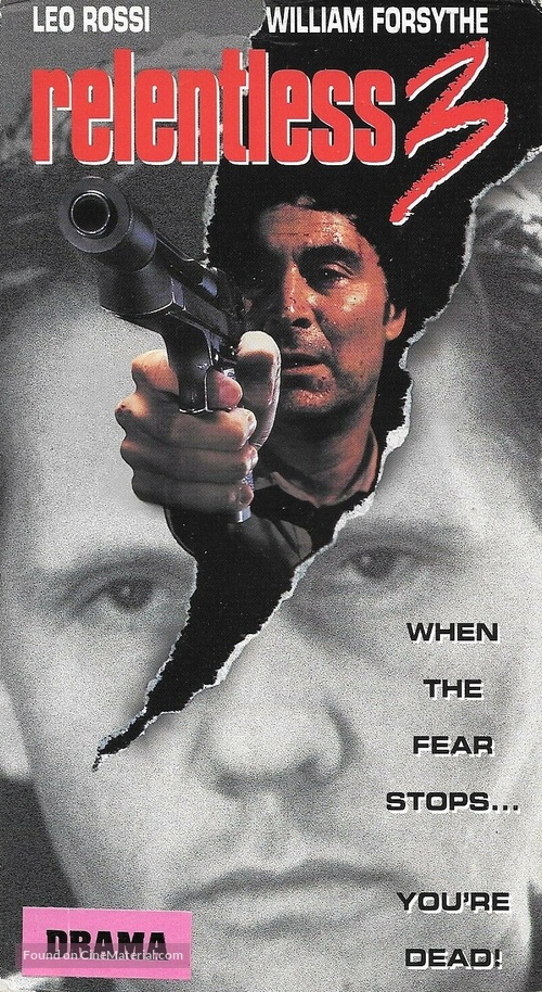 Relentless 3 - VHS movie cover