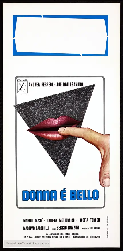 Donna E Bello 1974 Italian Movie Poster