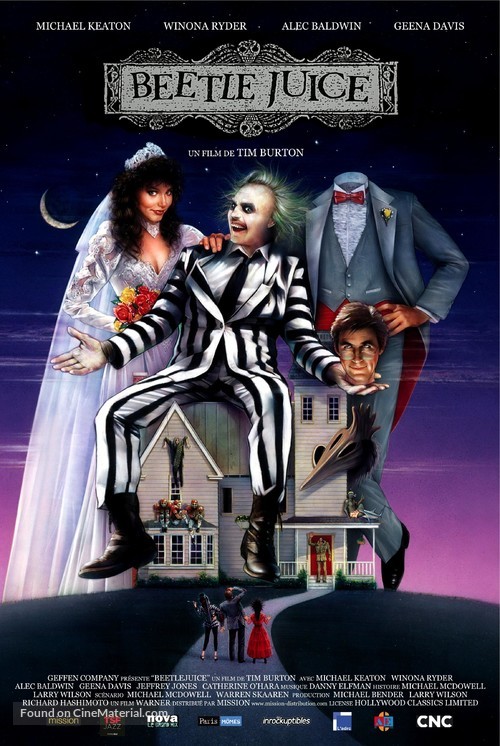 Beetle Juice - French Re-release movie poster