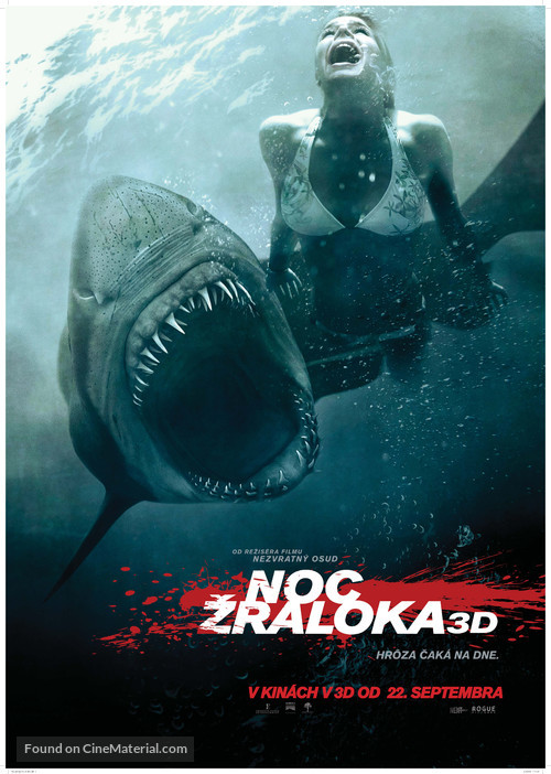 Shark Night 3D - Slovak Movie Poster