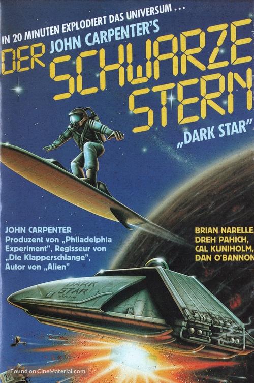 Dark Star - German VHS movie cover