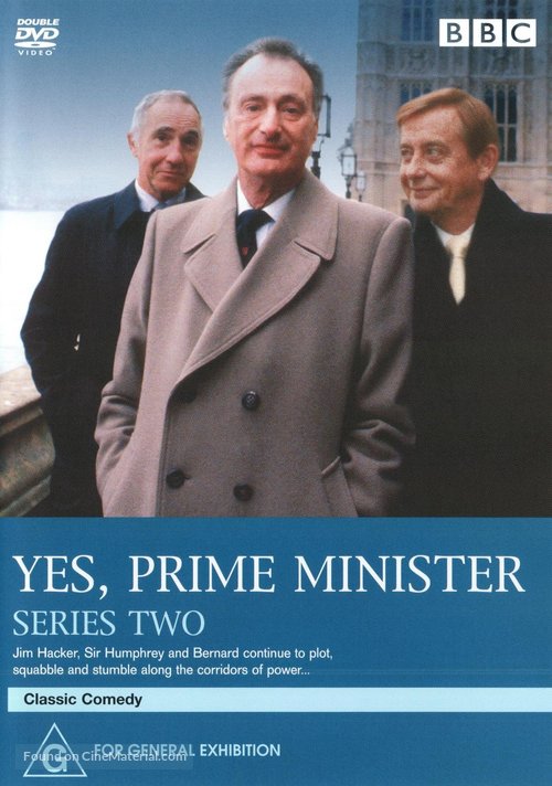 &quot;Yes, Prime Minister&quot; - Australian DVD movie cover