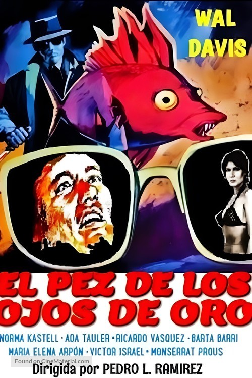 El pez de los ojos de oro - Spanish Movie Poster
