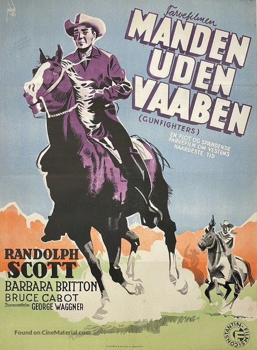 Gunfighters - Danish Movie Poster