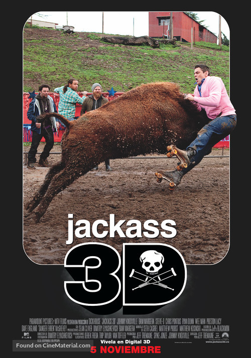 Jackass 3D - Spanish Movie Poster