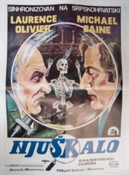 Sleuth - Yugoslav Movie Poster