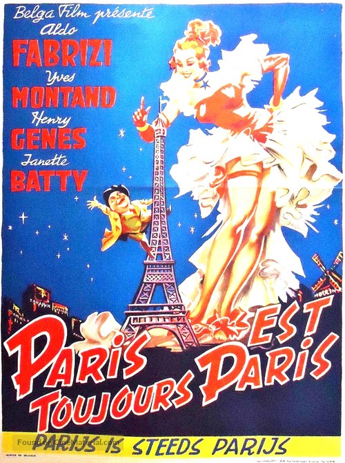 Parigi &egrave; sempre Parigi - Belgian Movie Poster