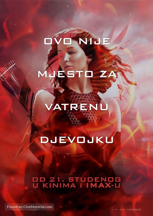 The Hunger Games: Catching Fire - Croatian Movie Poster