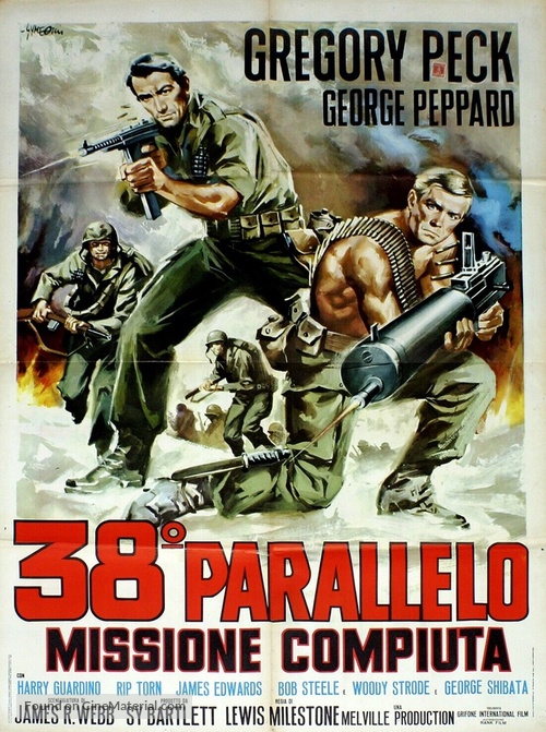 Pork Chop Hill - Italian Movie Poster